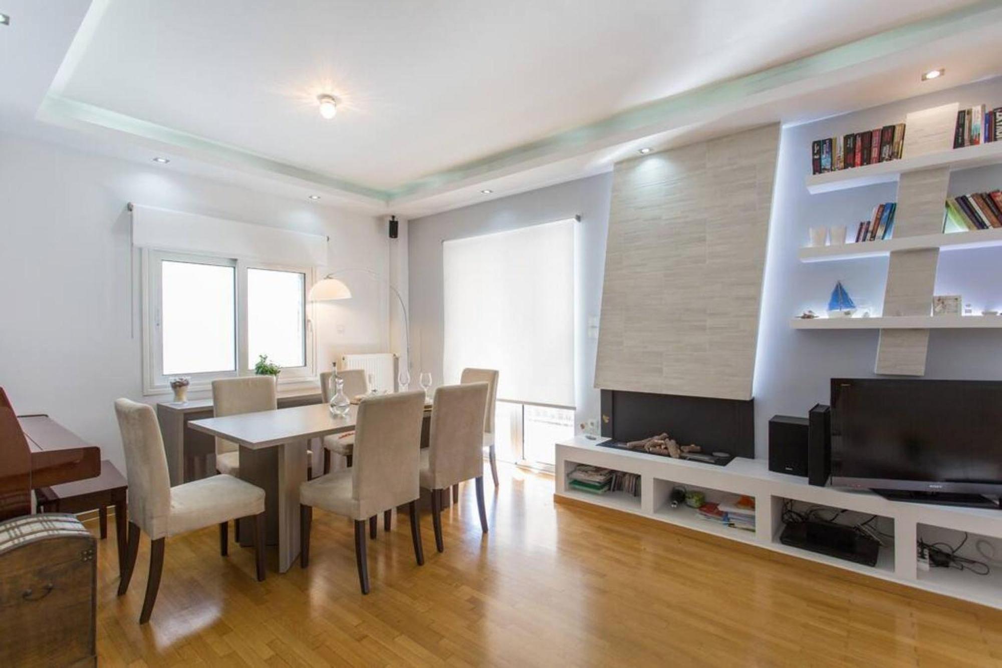 شقة One Block From The Sea Family House At Floisvos أثينا المظهر الخارجي الصورة
